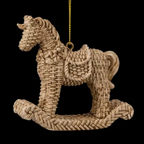 Украшение ErichKrause Лошадка-качалка соломенная 9см