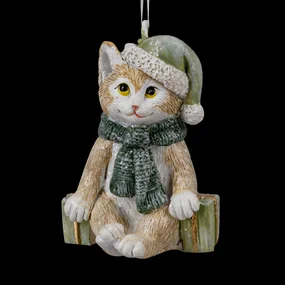 Украшение ErichKrause Decor Котенок в шарфе 6.5см