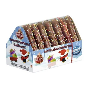 Пряники Wicklein Сердечки в домике, покрытые молочным шоколадом, 215 г