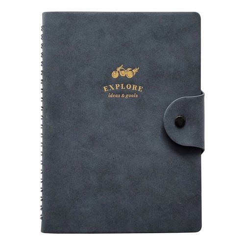 Бизнес-тетрадь Infolio Explore 140x200 мм 192 страницы мягкий переплет полускрытая спираль клетка 1100₽