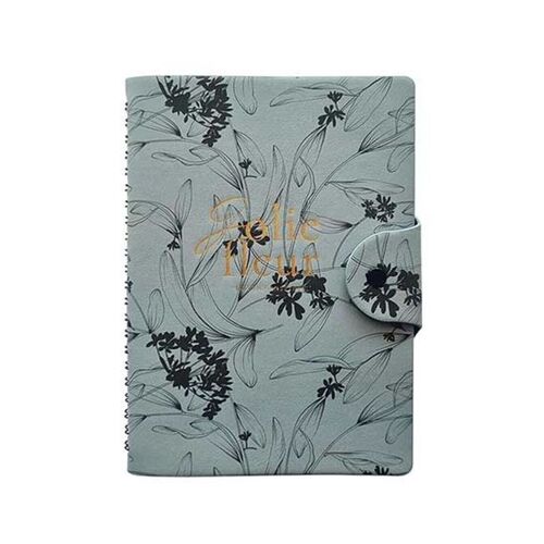 Бизнес-тетрадь Infolio Fleur 140x200 мм 192 страницы мягкий переплет полускрытая спираль клетка 1100₽