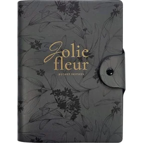 Ежедневник датированный Infolio Fleur 2026, 140x200 мм, 320 страниц, мягкий переплет, полускрытая спираль