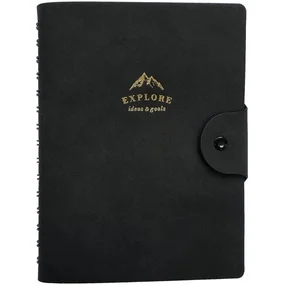 Ежедневник датированный Infolio Explore 2026, 140x200 мм, 320 страниц, мягкий переплет, полускрытая спираль