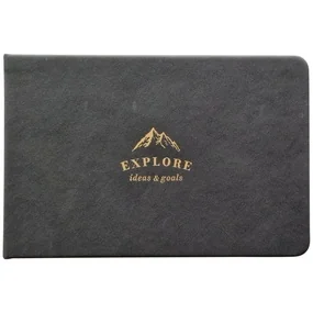 Еженедельник, датированный 2026, Infolio, 160x105 мм, 128 стр., твердый переплет, Explore, черный