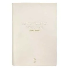 Ежедневник, датированный 2026, Infolio, 140x200 мм, 352 стр., мягкий переплет, Cozy, молочный