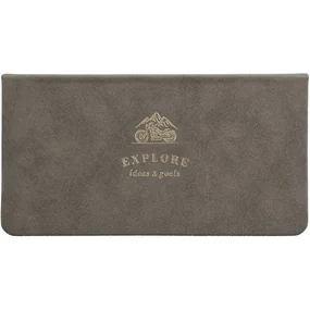 Еженедельник, датированный 2026, Infolio, 160x90мм, 128 стр, твердая, Explore, grey