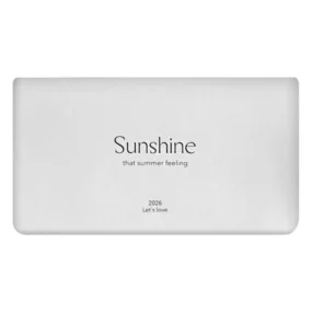 Еженедельник, датированный 2026, Infolio, 160x90мм, 128 стр, мягкая, Universe, white