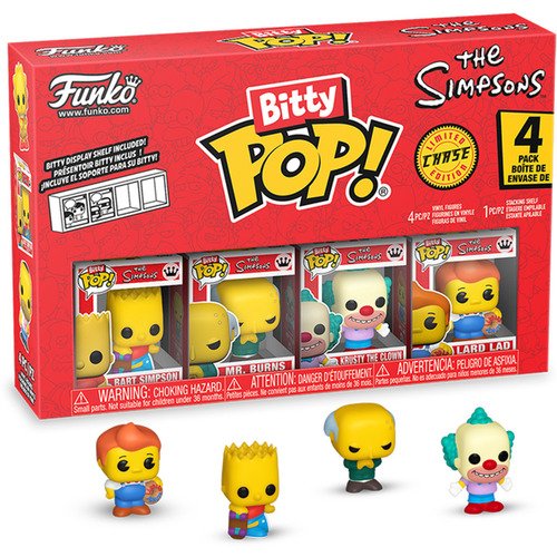 Набор Bitty POP The Simpsons Bart 4PK 1990₽