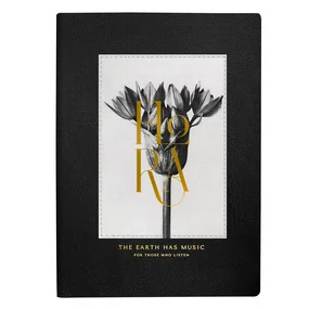 Ежедневник, датированный 2026, Infolio, 140x200 мм, 352 стр., интегральный переплет, Herbarium, черный