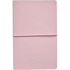 Еженедельник, датированный 2026, Infolio, 130x205 мм, 128 стр., мягкий переплет с горизонтальной резинкой, Candy, розовый