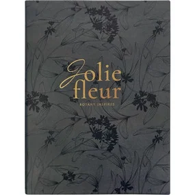 Еженедельник, датированный 2026, Infolio, 190x250 мм, 176 стр., мягкий переплет, Fleur, черный