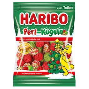 Жевательный мармелад Haribo Perl-Kugeln Рождественские шарики 200г