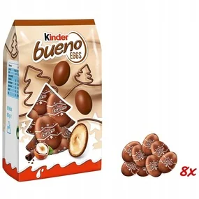 Конфеты Ferrero Christmas Kinder Bueno Eggs новогодние яйца 80г