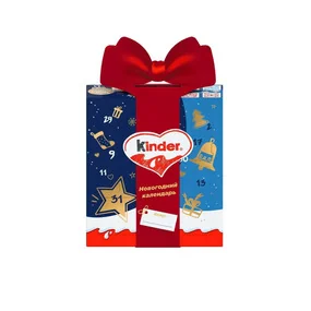 Адвент календарь Ferrero Kinder Christmas Mix Geschenk-Adventskalender 214гр