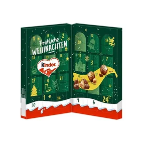 Адвент календарь Ferrero Kinder & Co Christmas Adventskalender Синий 295гр