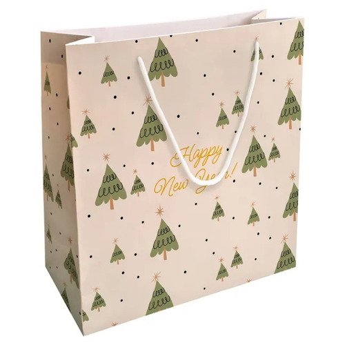 Пакет бумажный подарочный Be Smart 32х32 см Коллекция Spruce елки 260₽