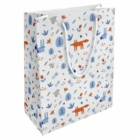 Пакет бумажный, подарочный, Be Smart, 25х32 см. Коллекция Fairy tale, животные