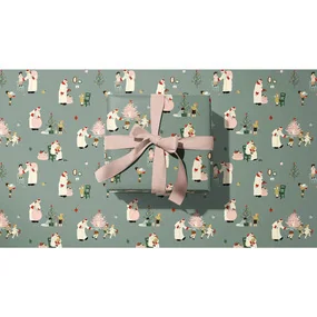 Упаковочная бумага O.PAPER О`Дед Мороз в гостях