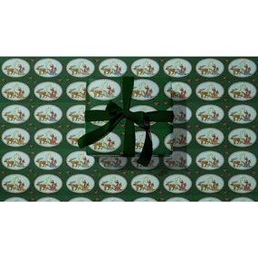 Упаковочная бумага O.PAPER О`Дед Мороз на санях