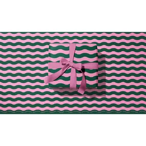 Упаковочная бумага O.PAPER О`Вьюнчик розово-зеленый