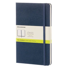 Блокнот Moleskine Classic, 13х21см, в клетку, мягкая обложка, сапфирово-синий, 192 стр