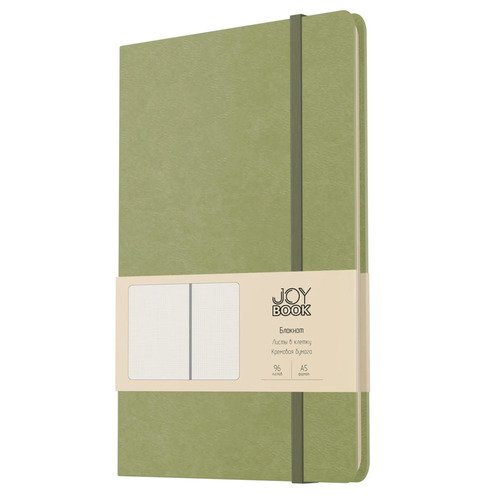 Блокнот А5 135х213 96л Клетка Joy Book Чай матча 580₽