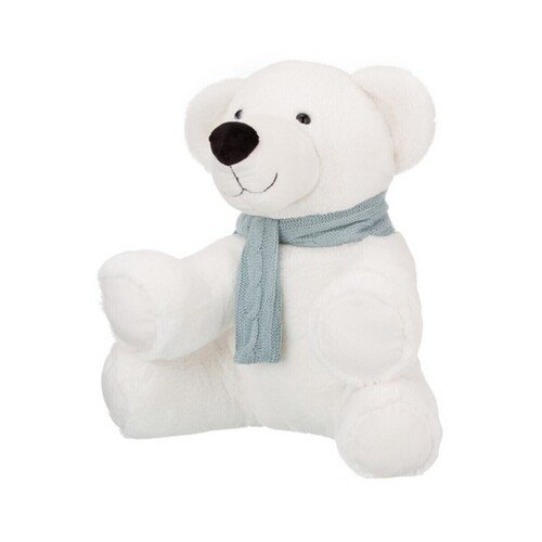 Полярный мишка в шарфике 23см 550₽