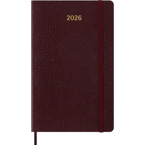 Еженедельник Moleskine PRECIOUS ETHICAL MAMBA Large 130х210мм обложка экокожа 144стр бургунди 6270₽