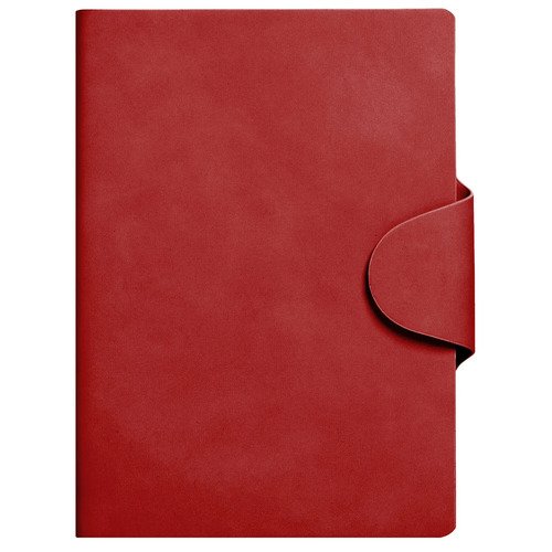 Ежедневники А5 Недатир 136л Snap book Исккожа 7Б 80гм2 Красный 750₽
