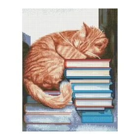 Алмазная мозаика Три Совы Дневной сон, 30х40 см