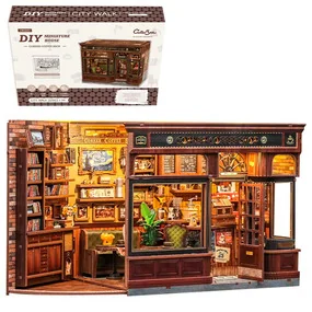 Конструктор сборный интерьерный СuteBee Кофейный магазин Угол, 294 деталей