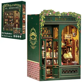 Конструктор сборный интерьерный СuteBee Книжный магазин Сова, 88 деталей