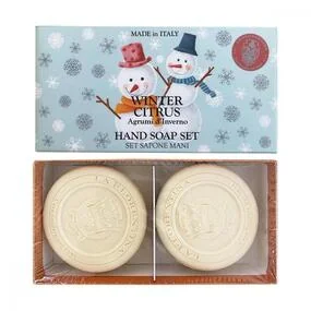 Набор мыла La Florentina туалетного твердого Winter Citrus - Зимний Цитрус 2х115 г