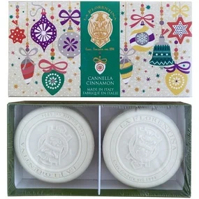 Набор мыла La Florentina туалетного твердого Cinnamon - Пряная Корица 2х115 г