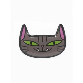 Стикер объемный Кошка с клыками