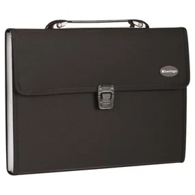 Папка-портфель 13 отделений Berlingo Standard А4, 330х240х40мм, 1000мкм, черная