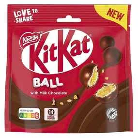 Шарики Kit Kat Balls Milk в молочном шоколаде 130г