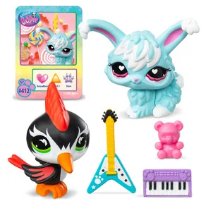 Игровой Игровой набор Littlest Pet Shop Пара друзей Противоположности притягиваются, Дятел и Кролик
