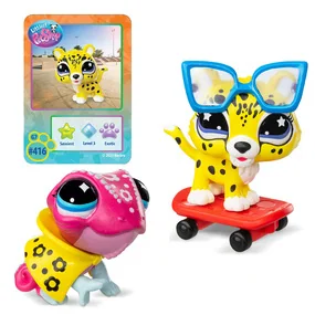 Игровой Игровой набор Littlest Pet Shop Пара друзей Противоположности притягиваются, Ящерица и Леопард