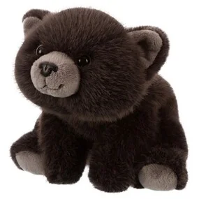 Мишка темно-серый 25см