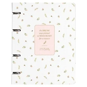 Тетрадь общая, Be Smart, 163х212 мм, 120 л., клетка, кольцевой механизм, картон, April, белый