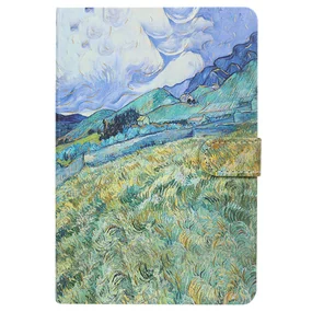 Блокнот 12,7х19 см 112л на магнитной застёжке Горный пейзаж за госпиталем Сен-Поль