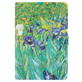 Блокнот 12,7х19 см 112л на магнитной застёжке Ирисы