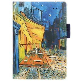 Блокнот 14,5х21см 80л Ночное кафе