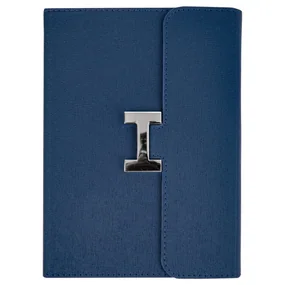 Ежедневник недатированный А5 112л, обложка кожзам, синяя