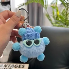 Брелок Esterum Пушистик. Синий