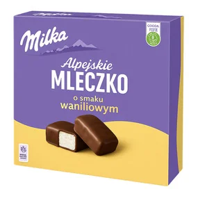 Конфеты Milka Альпийское Молоко Ваниль 330г