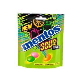 Конфеты жевательные Mentos Кислые Фрукты 140г