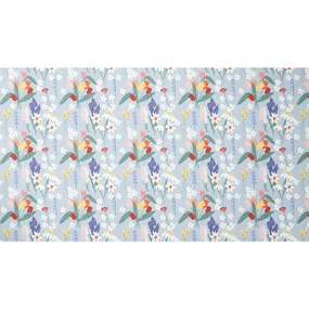Упаковочная бумага O.PAPER О`Цветы на голубом