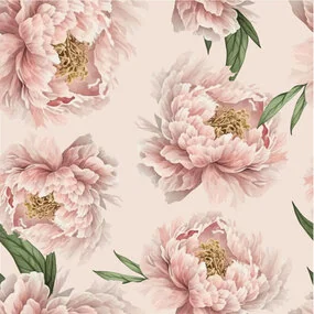 Бумага для подарков, Be Smart, 70х100 см, Peony, персиковый